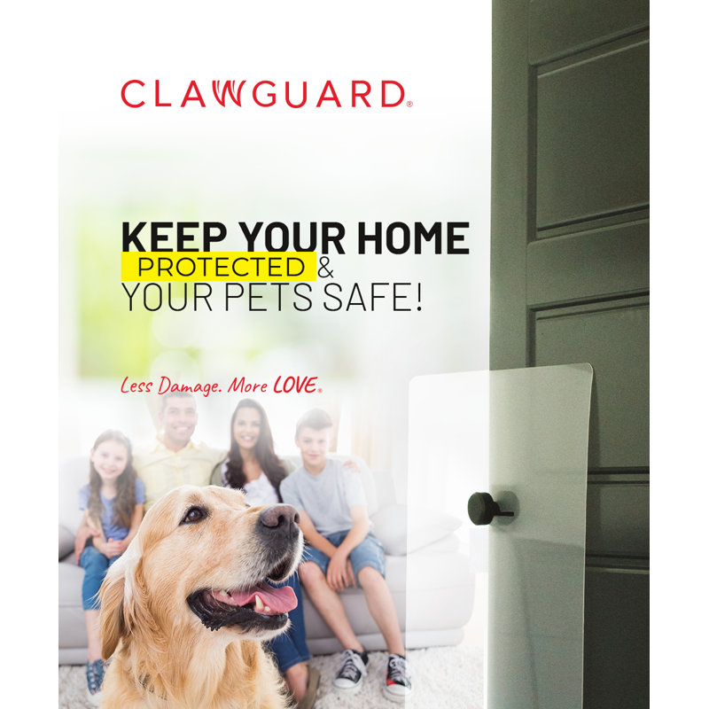 CLAWGUARD Heavy Duty Door Frame and Wall Scratch Shield Installation